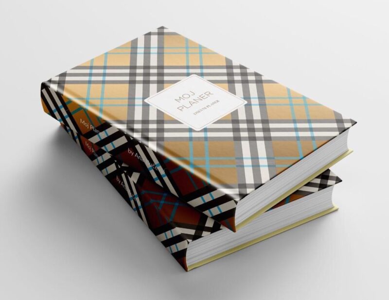 DNEVNI PLANER by Ana Bučević (vzorec platnice karo)